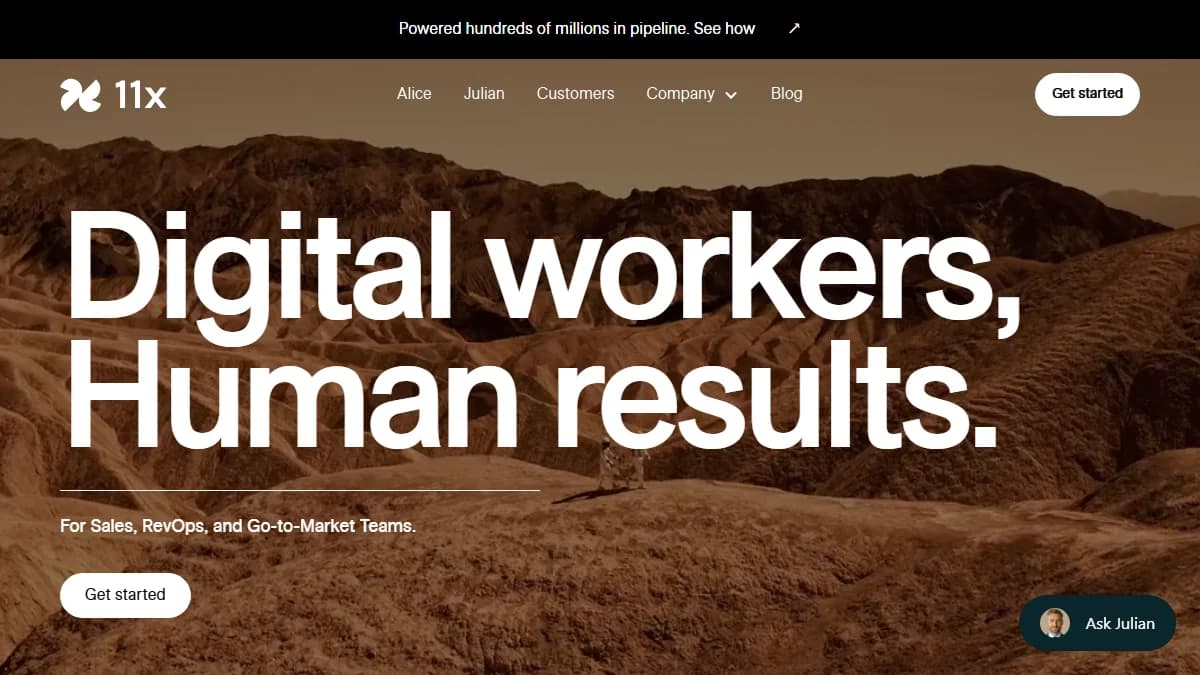 11x.ai - Mid-market and enterprise teams that want a fully autonomous AI SDR replacing manual outbound entirely