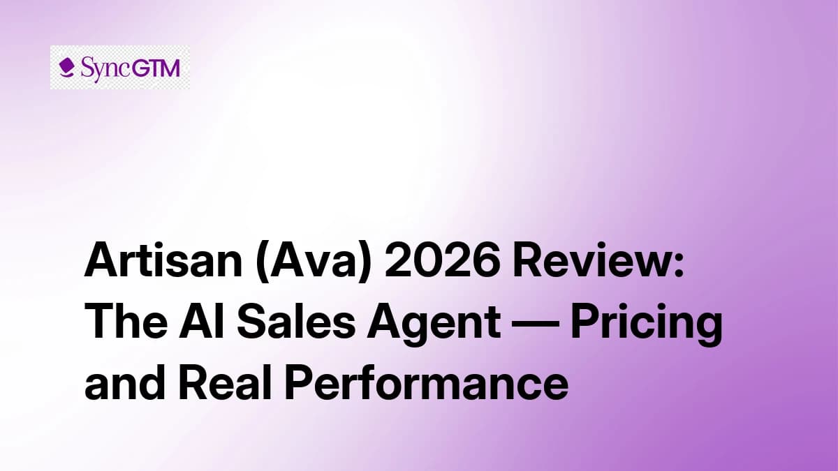 Artisan Review 2026 — Ava AI SDR, Pricing, and Honest Verdict