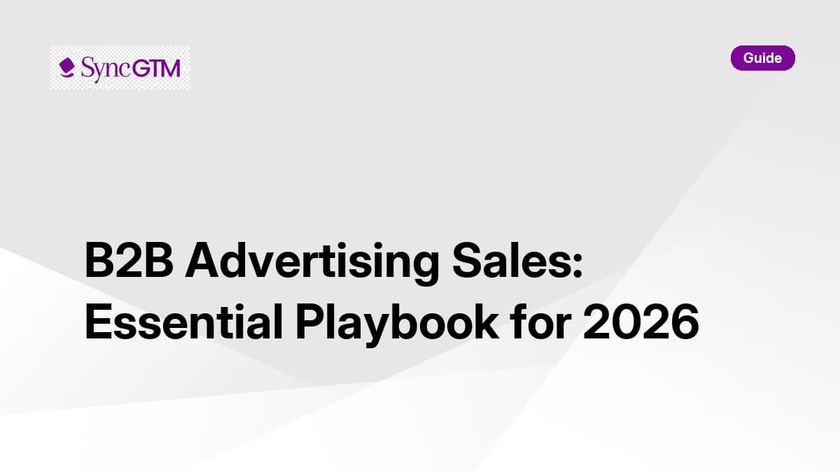 B2B advertising sales playbook — channels, targeting, and measurement for 2026