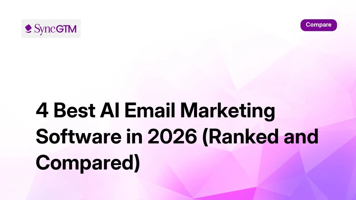 4 Best AI Email Marketing Software in 2026 (Ranked and Compared)