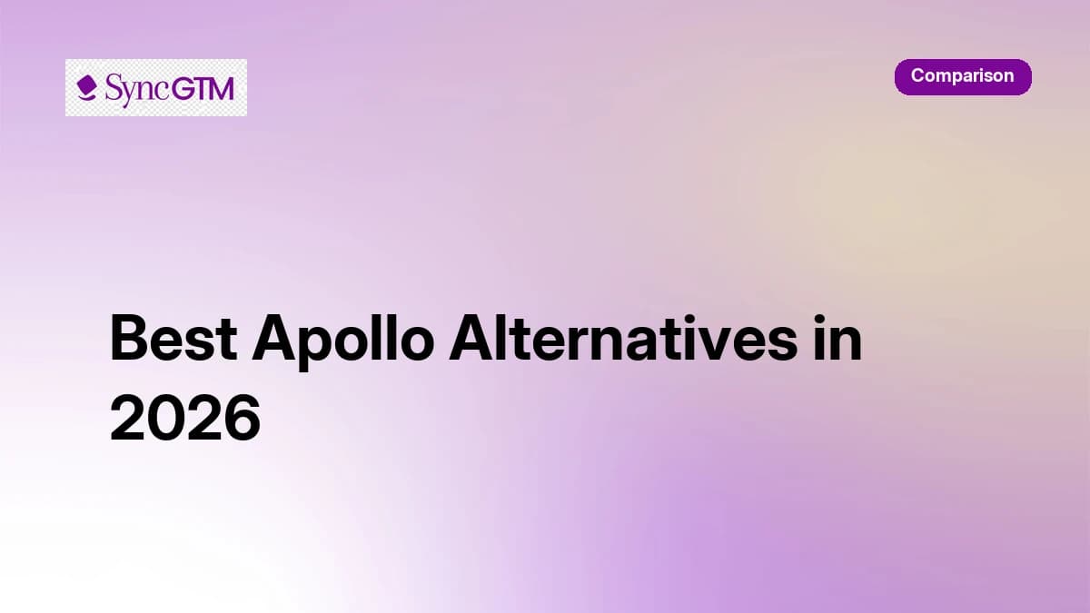 Best Apollo Alternatives in 2026: 5 Tools Compared
