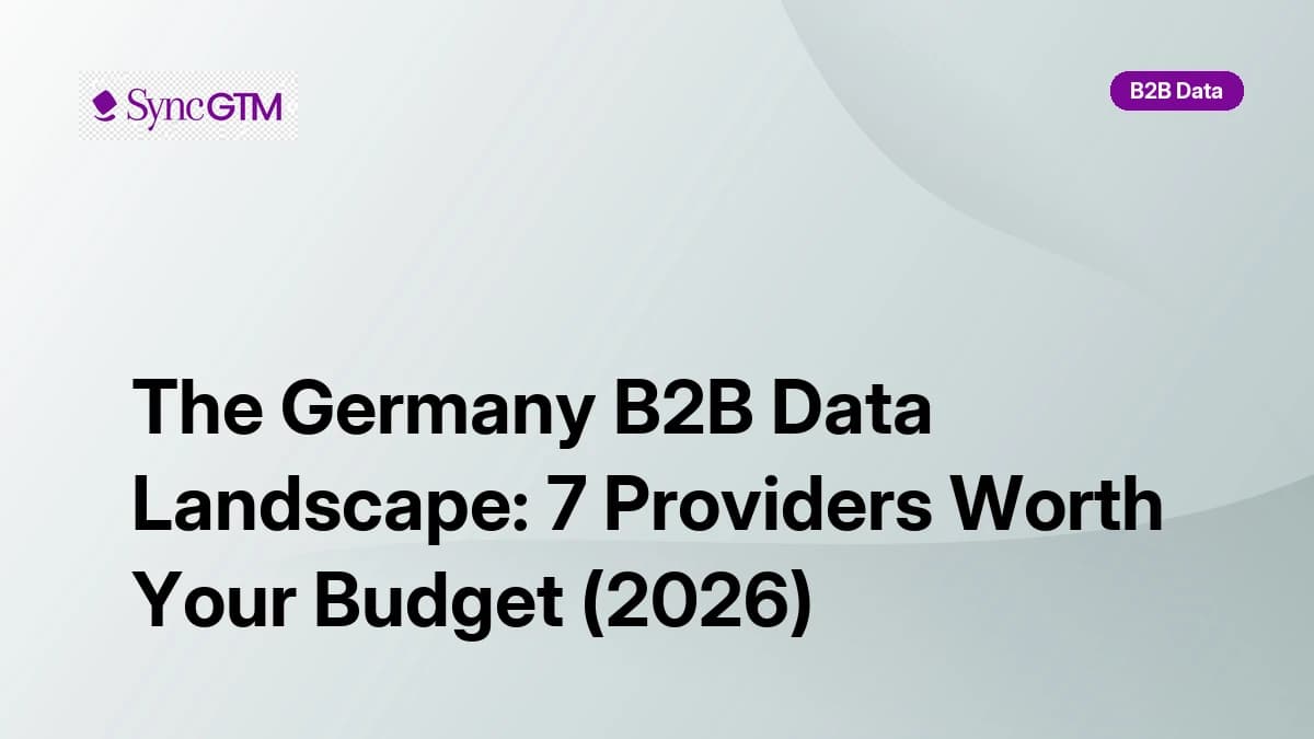 Best B2B databases for Germany in 2026 — ranked by DACH coverage and DSGVO compliance