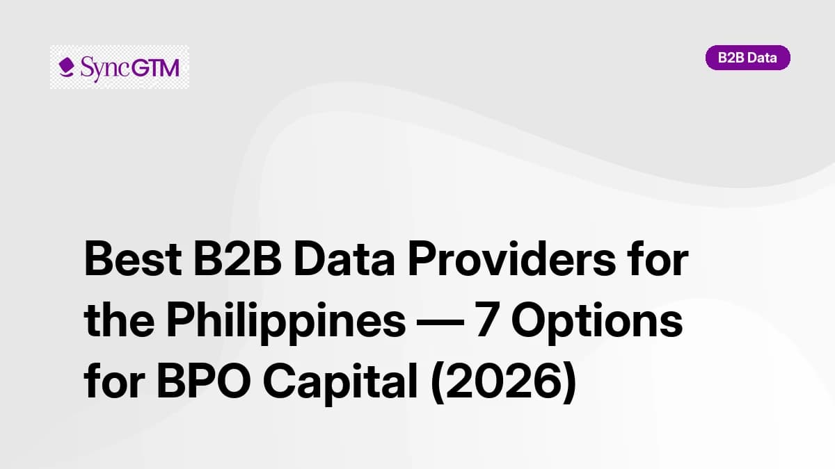 Best B2B databases for the Philippines in 2026 — ranked by coverage and BPO sector accuracy