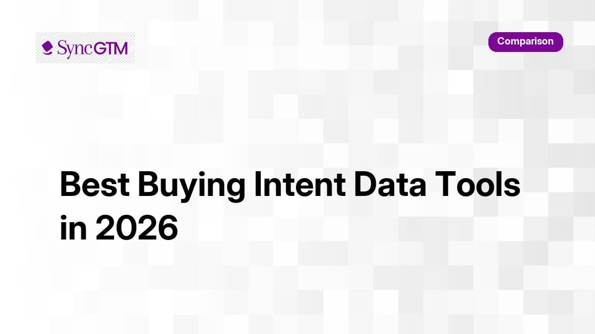Best Buying Intent Data Tools in 2026: 5 Platforms Compared