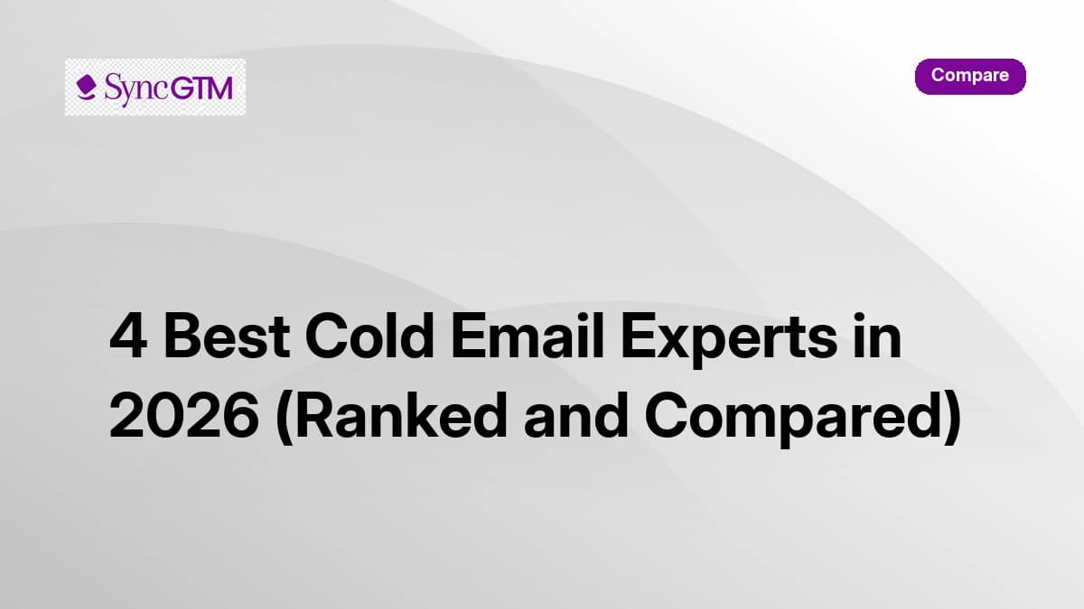 4 Best Cold Email Experts in 2026 (Ranked and Compared)