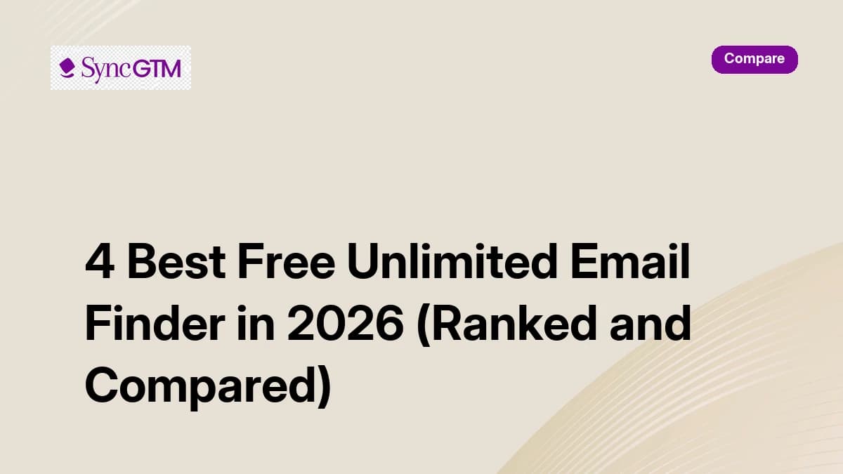 4 best free unlimited email finder tools in 2026 ranked and compared
