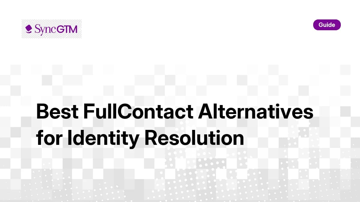 Best FullContact Alternatives for Identity Resolution in 2026