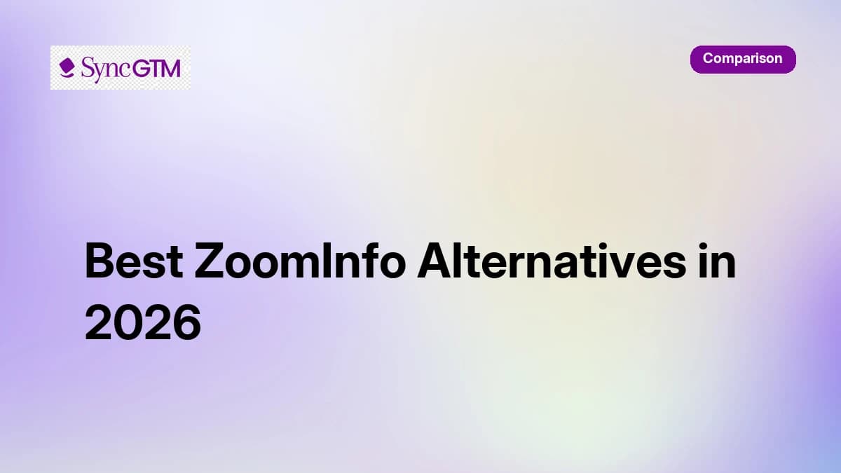 Best ZoomInfo Alternatives in 2026