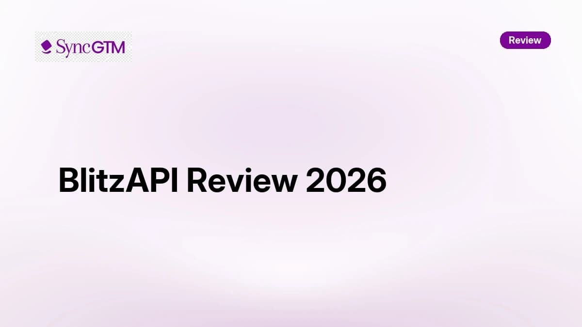 BlitzAPI Review 2026 — unlimited B2B data API pricing, features, and alternatives