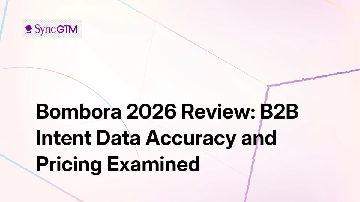 Bombora Review 2026 — Company Surge Intent Data, Accuracy, and Pricing