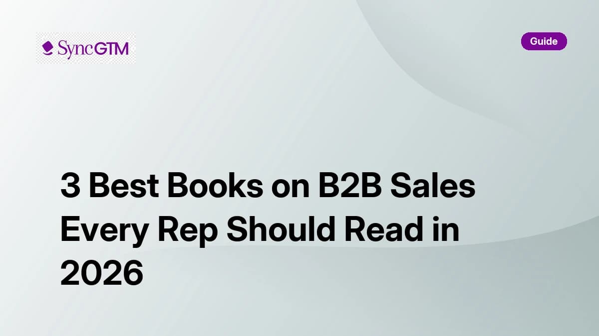 3 Best Books on B2B Sales Every Rep Should Read in 2026
