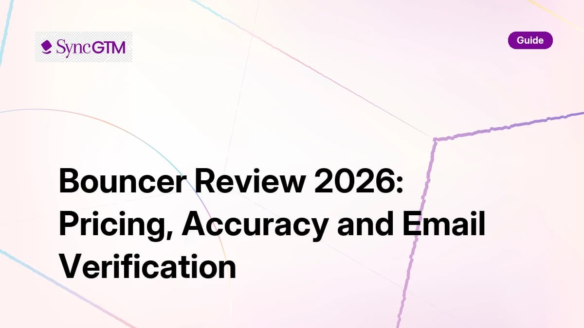 Bouncer Review 2026 — email verification pricing and accuracy analysis