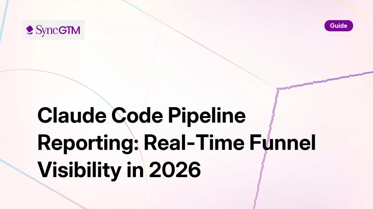 Claude Code Pipeline Reporting — real-time funnel visibility in 2026