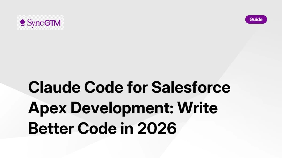 Claude Code for Salesforce Apex Development — advanced Apex, governor limits, CI/CD guide 2026