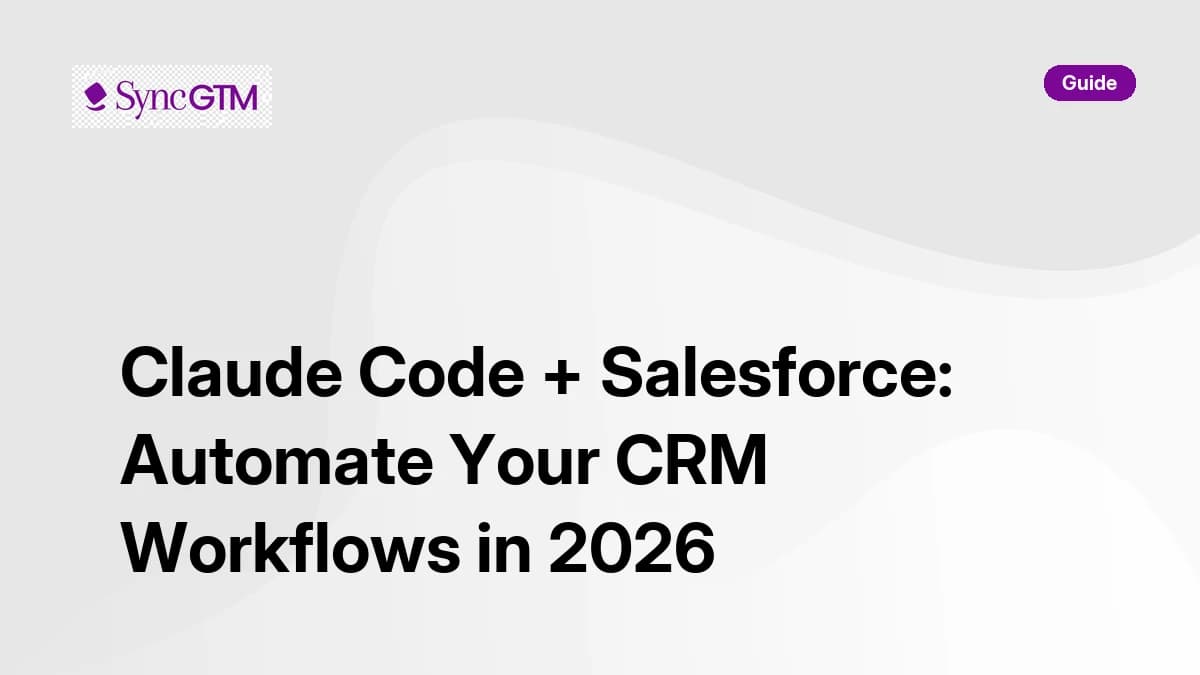 Claude Code Salesforce Integration guide 2026 — OAuth, MCP, and CRM automation