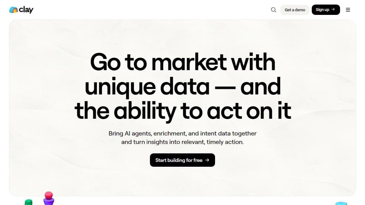 Clay enrichment workflow and data table interface — Clay alternative to Databar