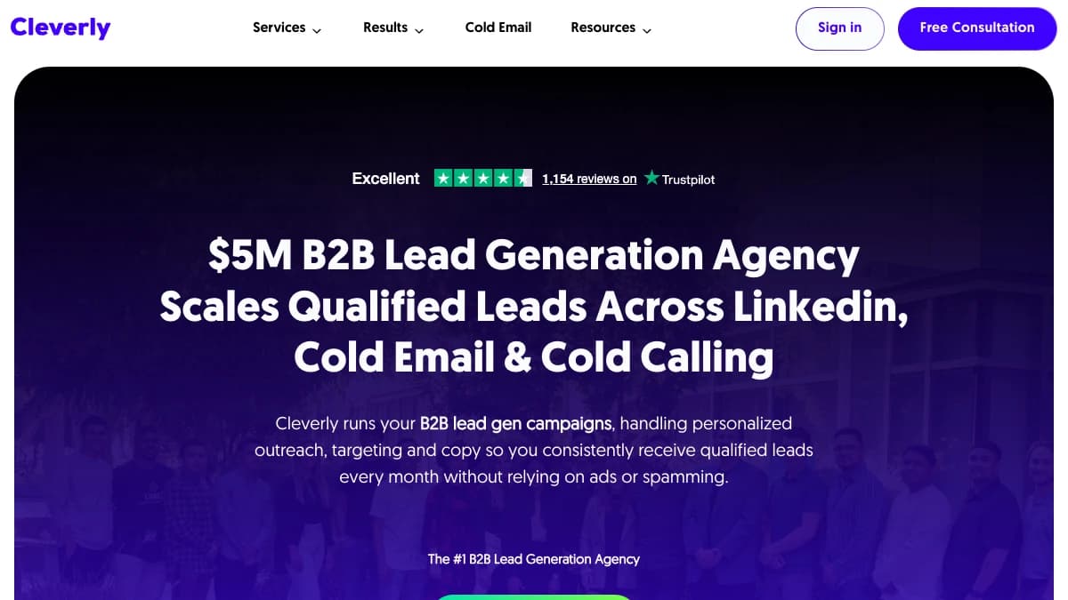 Cleverly - Teams specifically replacing Growleads' LinkedIn-outbound channel with a LinkedIn-specialized agency