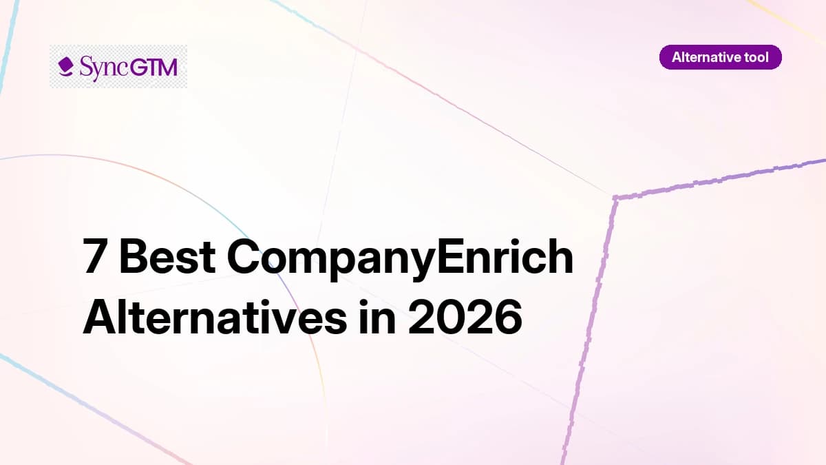 7 best CompanyEnrich alternatives in 2026 — ranked comparison guide