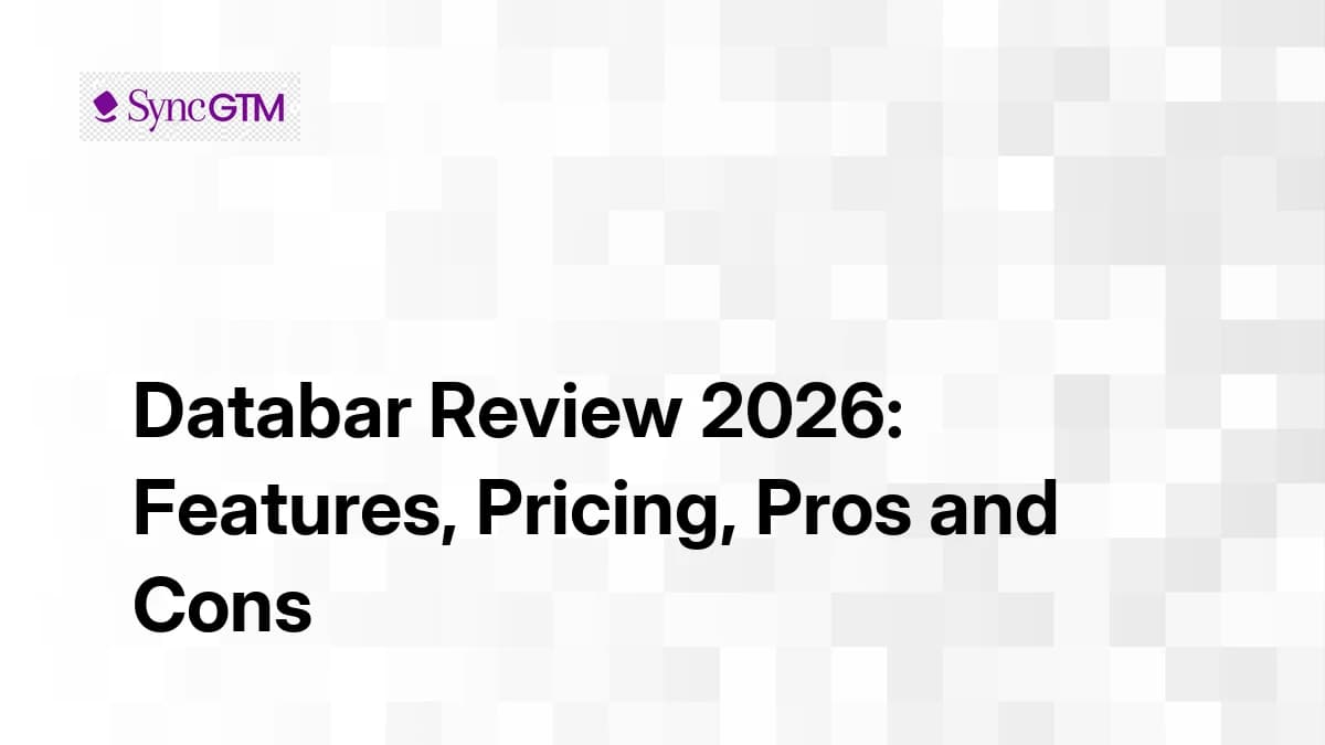 Databar Review 2026 — pricing plans and features overview