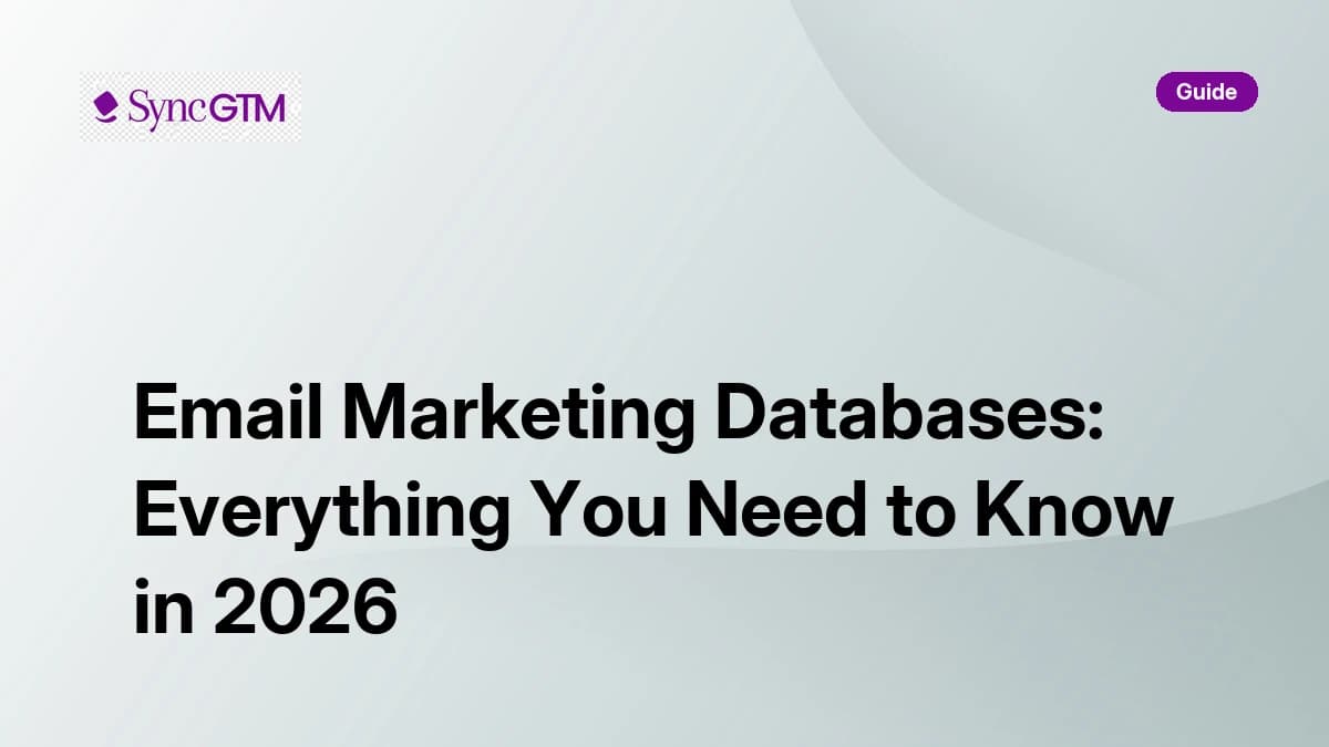 Email Marketing Databases: Everything You Need to Know in 2026