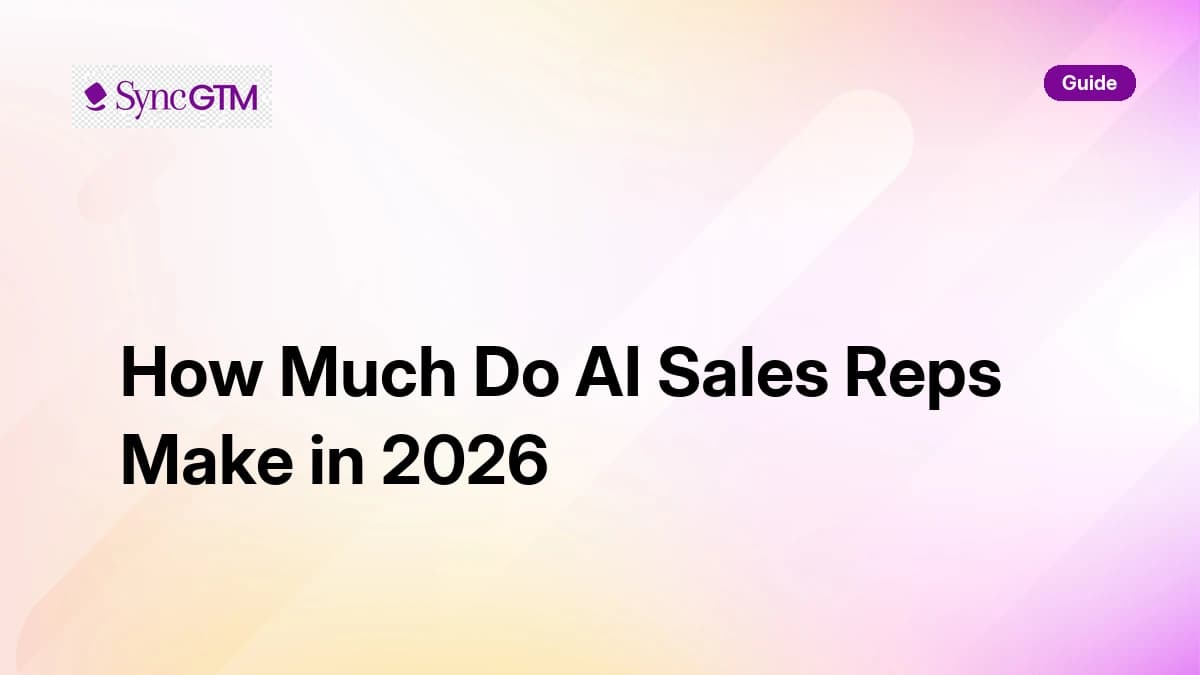 How Much Do AI Sales Reps Make in 2026? (Comp Benchmarks by Role)