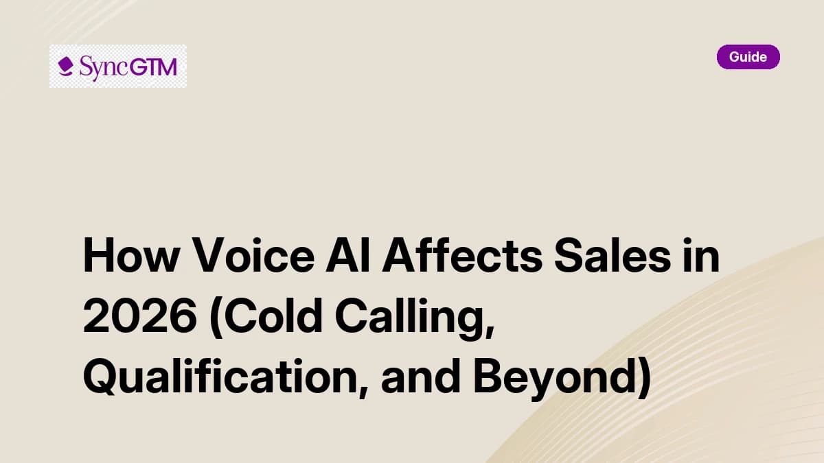How Voice AI Affects Sales in 2026 (Cold Calling, Qualification, and Beyond)