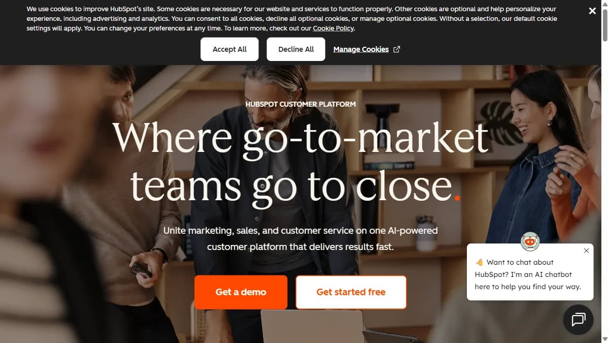 HubSpot screenshot