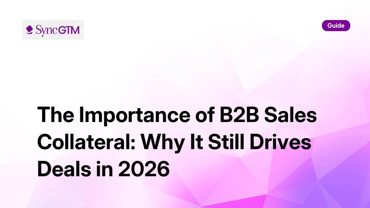 The Importance of B2B Sales Collateral: Why It Still Drives Deals in 2026