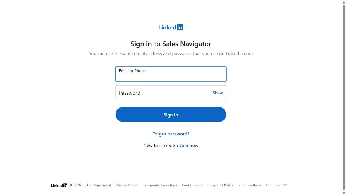 LinkedIn Sales Navigator screenshot