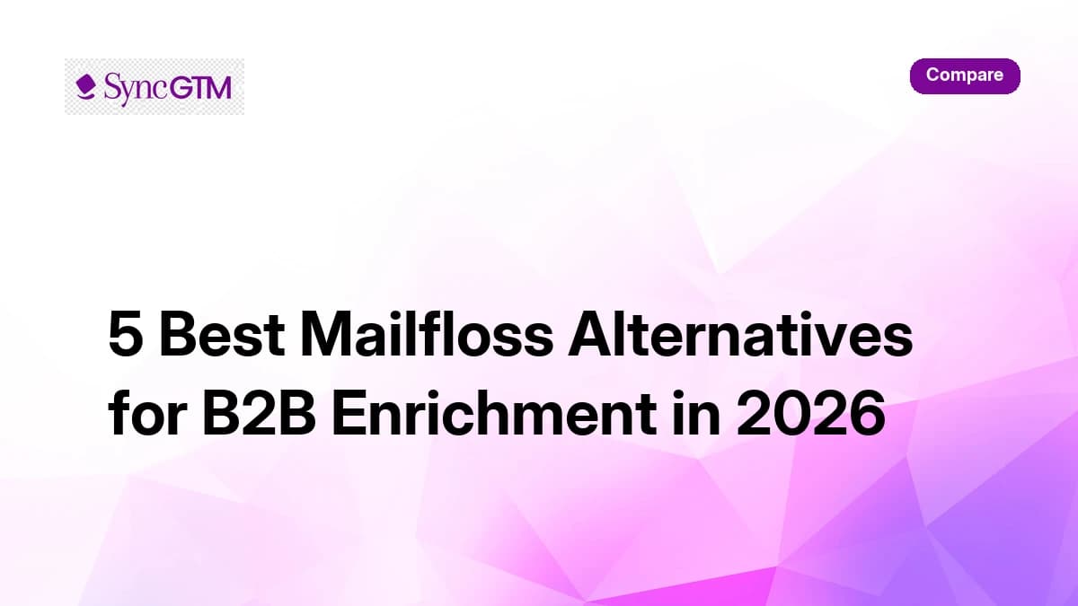 Best Mailfloss alternatives for B2B enrichment in 2026 — comparison guide