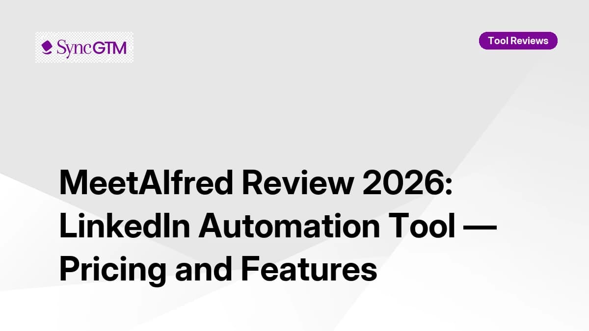 MeetAlfred LinkedIn automation campaign dashboard — multi-channel outreach review 2026