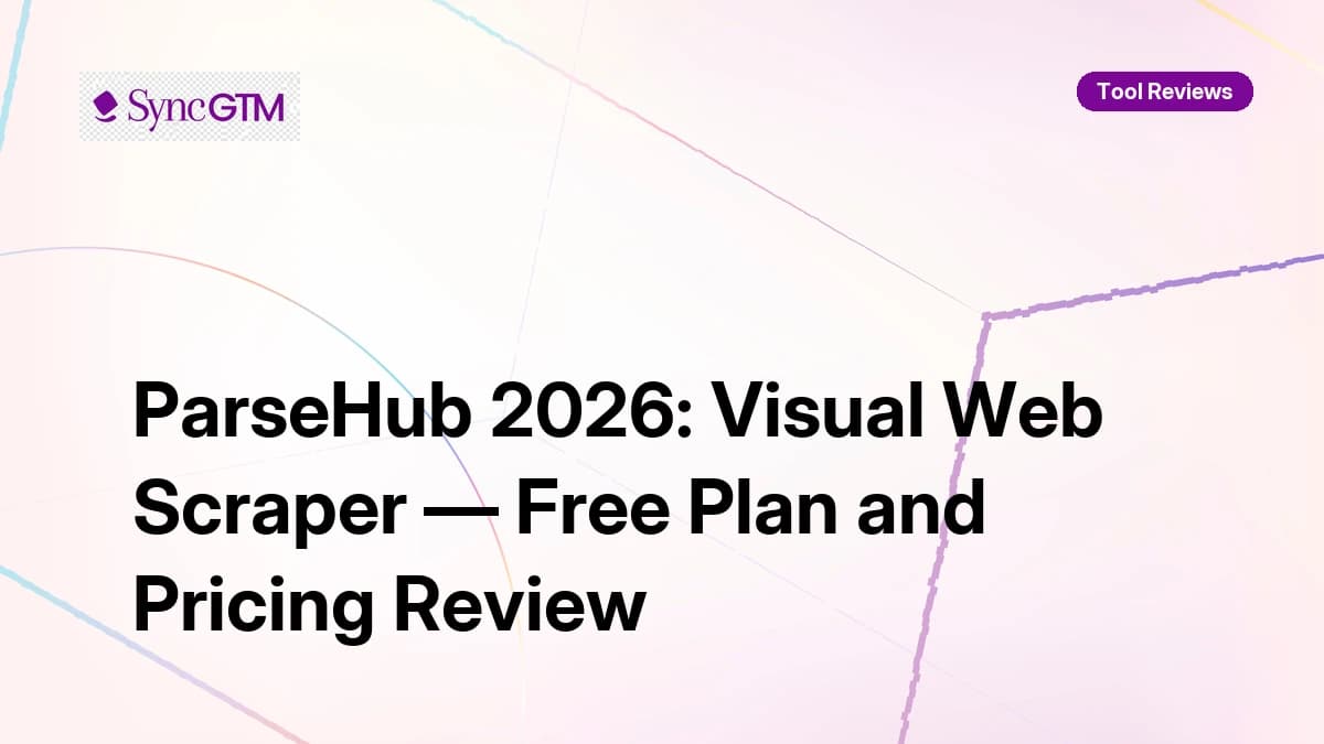ParseHub review 2026 — visual web scraper free plan and paid pricing comparison