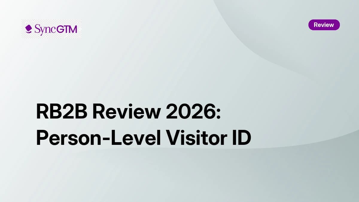 RB2B Review 2026 — Person-Level Visitor Identification and Pricing