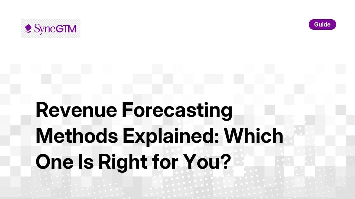 Revenue Forecasting Methods Explained: Which One Is Right for You?
