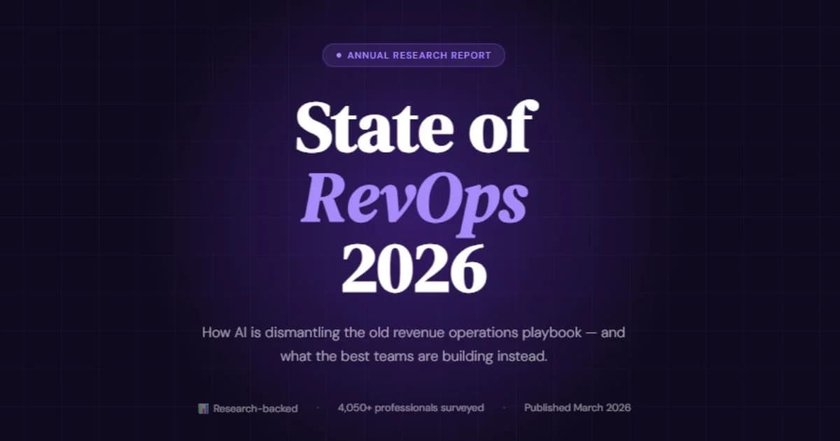 State of RevOps 2026