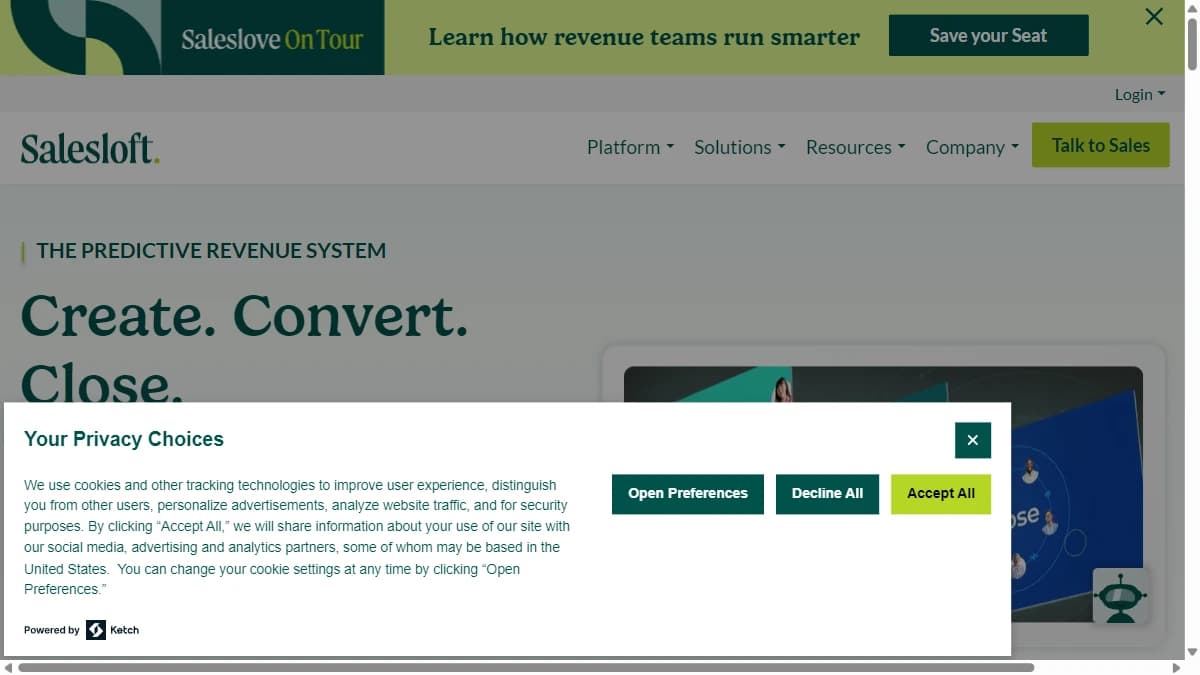 Salesloft screenshot