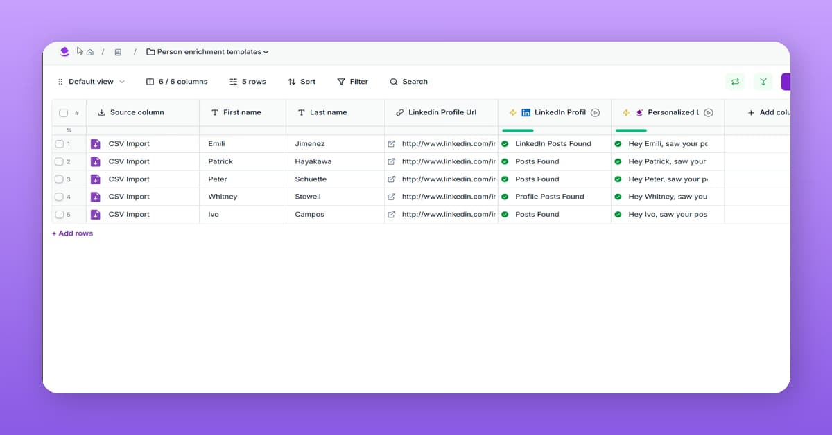 Scrape LinkedIn posts by keyword or hashtag preview