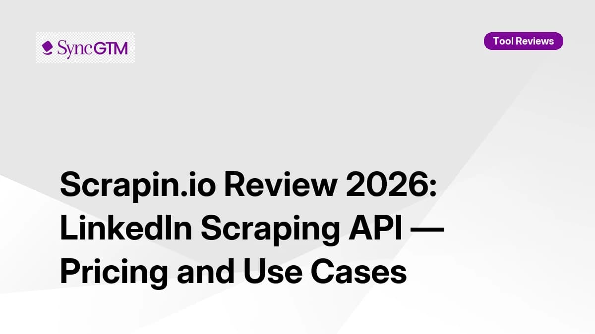 Scrapin.io LinkedIn scraping API dashboard — data extraction review 2026