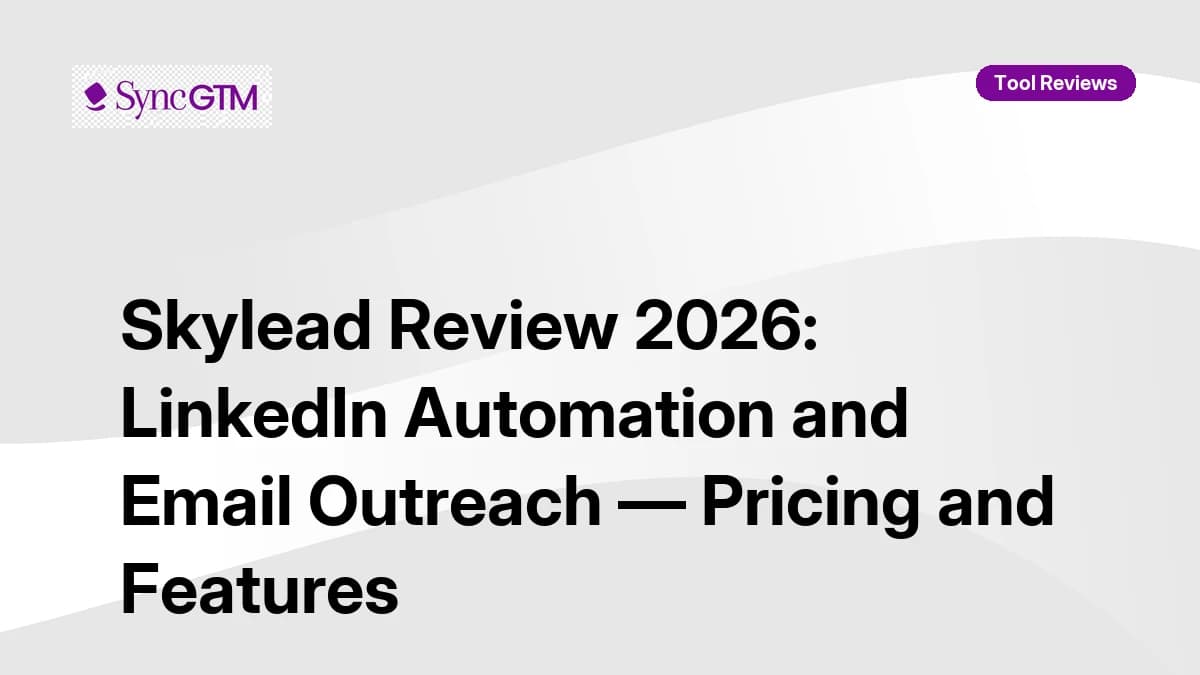Skylead smart sequence LinkedIn automation dashboard — multi-channel outreach review 2026