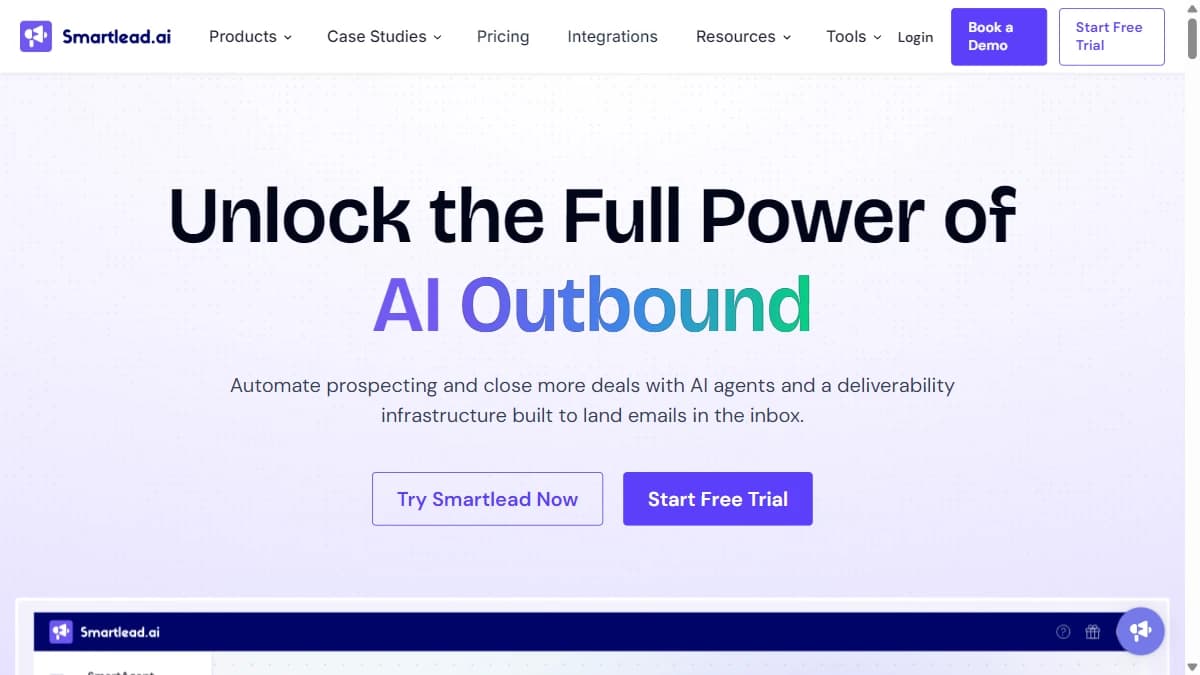 Smartlead screenshot