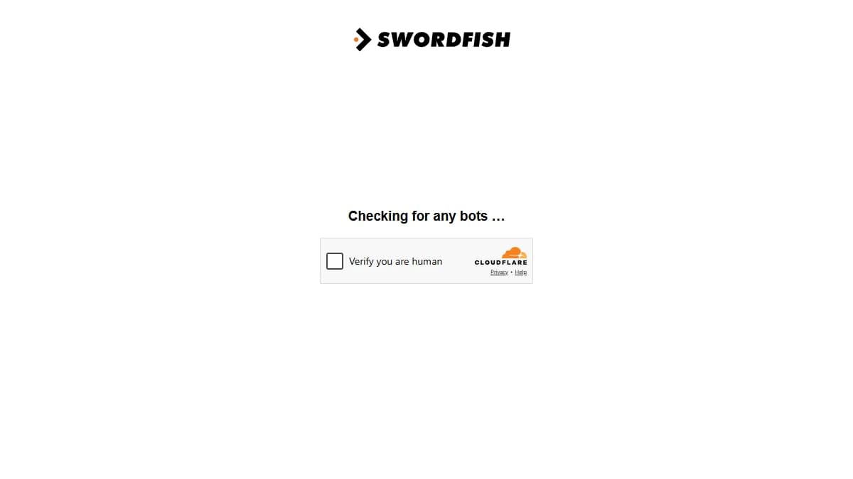 Swordfish AI homepage — unlimited direct dials and email contact extension