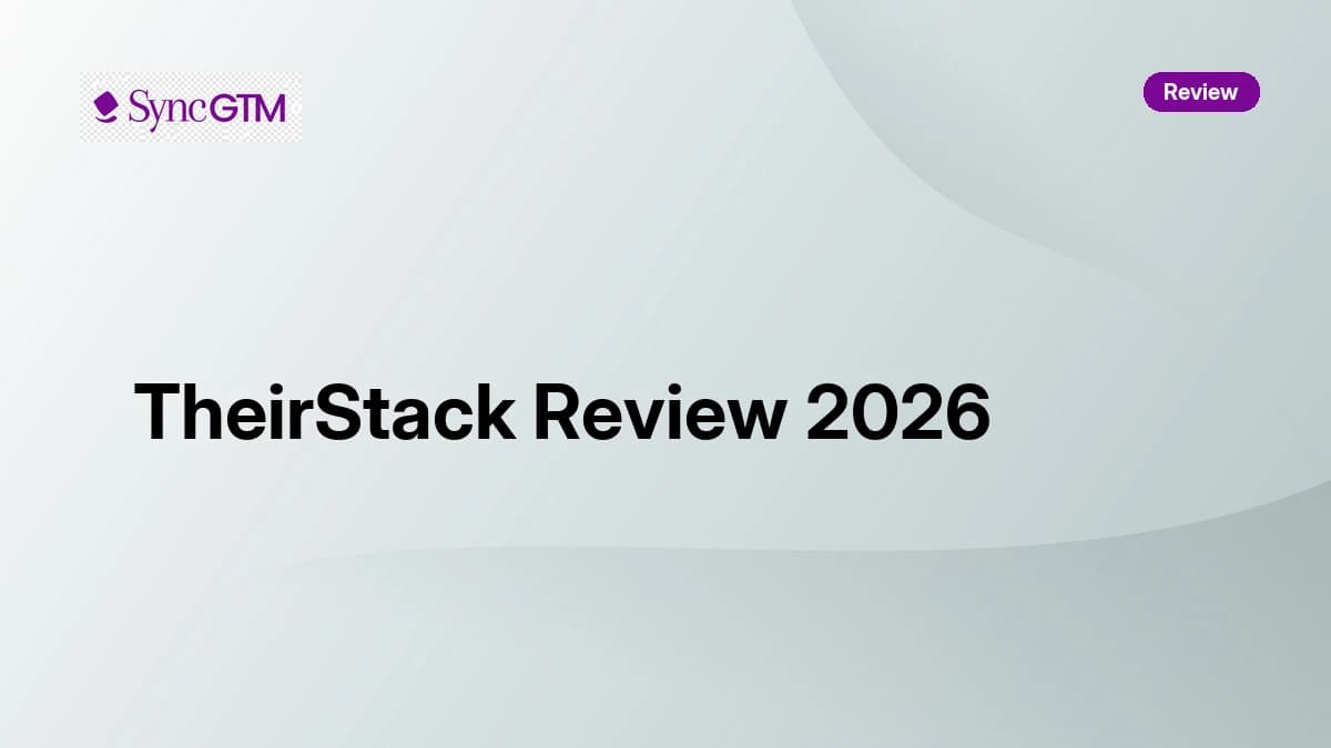 TheirStack Review 2026 — technographics from job postings, pricing, and alternatives