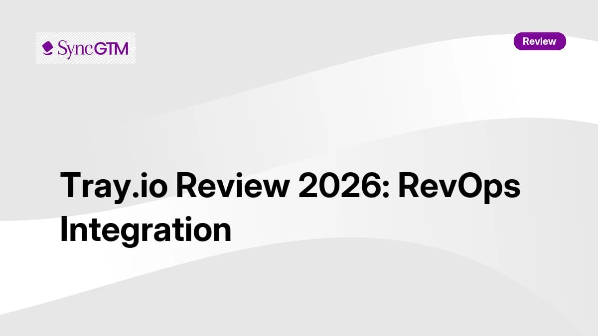 Tray.io Review 2026 — RevOps Integration, Pricing, and Flexibility