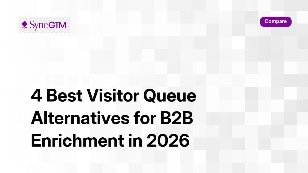 4 best Visitor Queue alternatives for B2B enrichment in 2026
