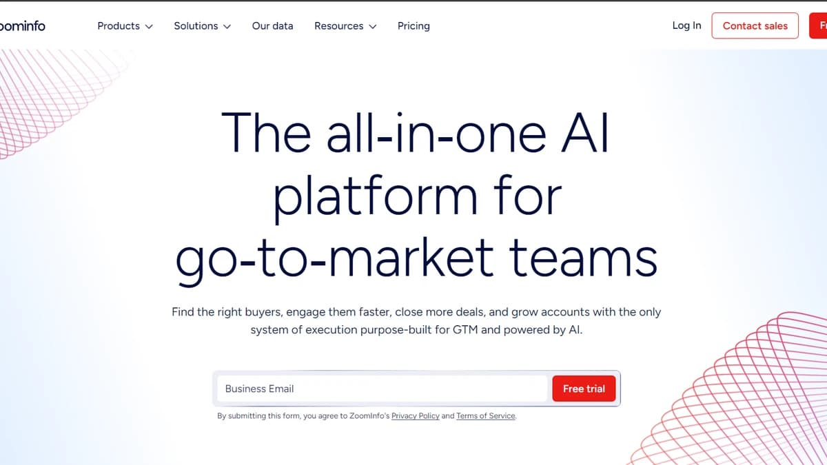 ZoomInfo B2B contact database and company intelligence interface — ZoomInfo alternative to Bitscale