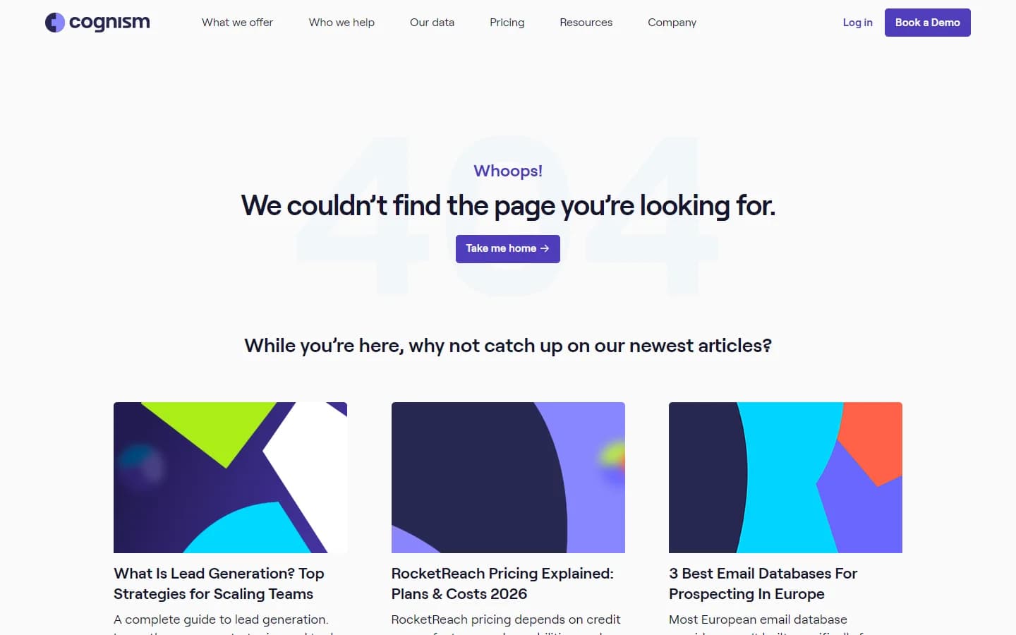 Cognism B2B data platform interface showing GDPR-compliant contact search for EU prospecting