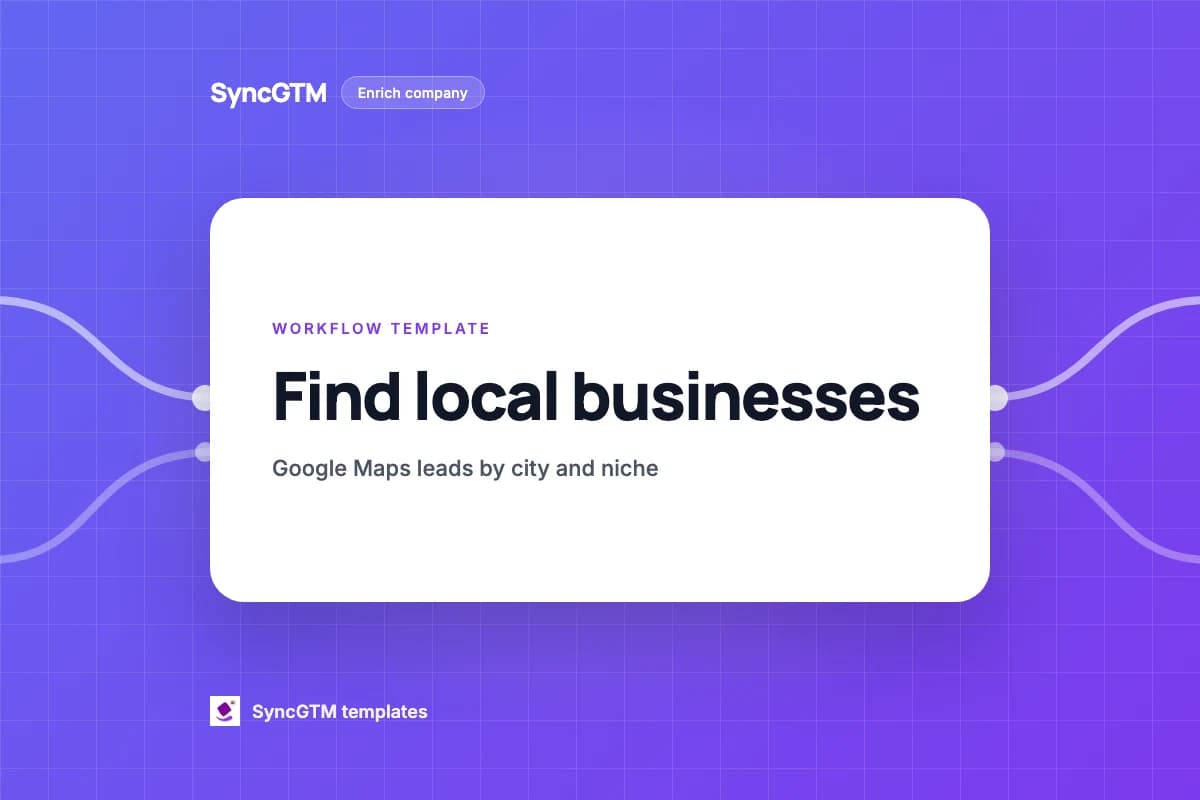 Find local businesses template preview