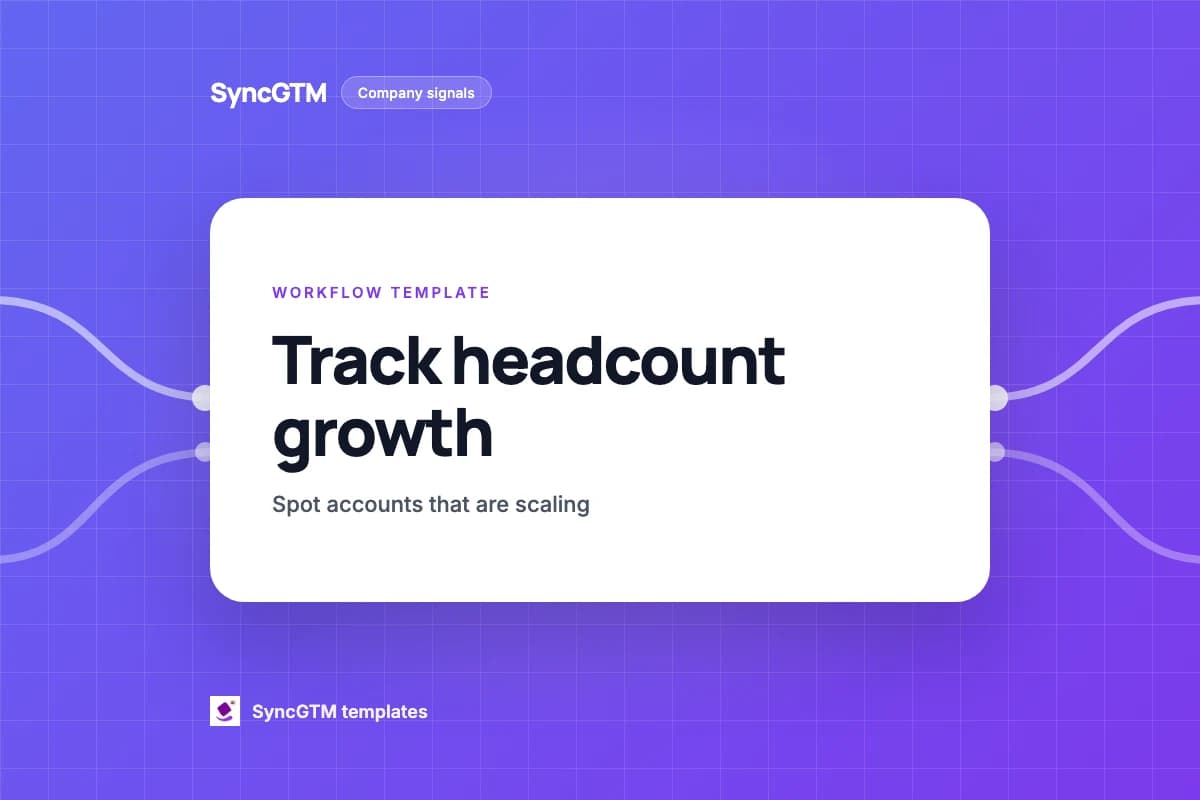 Track headcount growth template preview