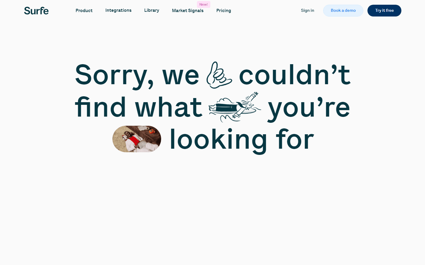 Surfe review — features page showing LinkedIn CRM integration and contact enrichment capabilities