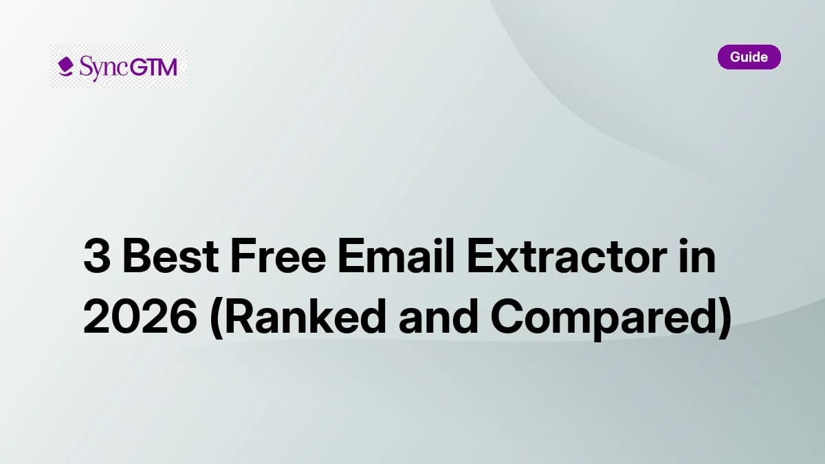 Best free email extractor comparison — Hunter.io, Snov.io, Apollo.io ranked for B2B prospecting